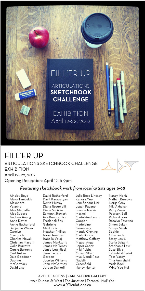 filler up exhibition invite